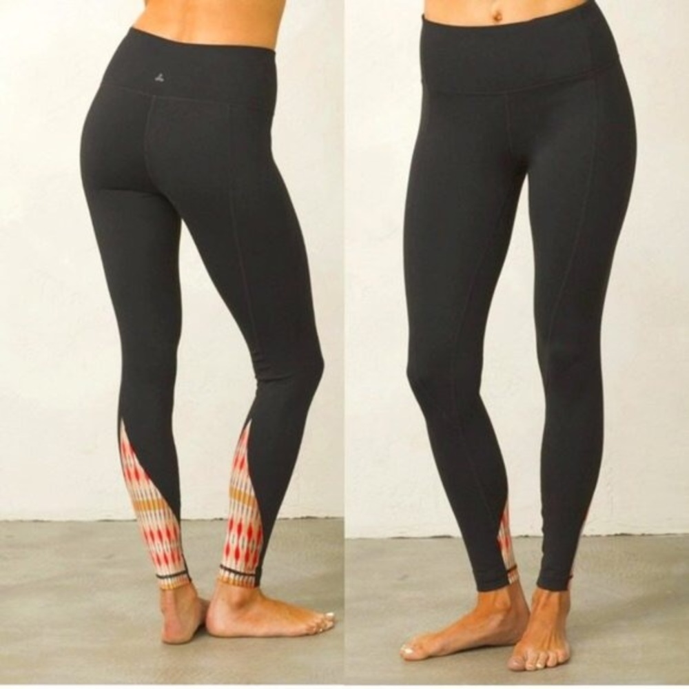 Black Patterned Women's Leggings